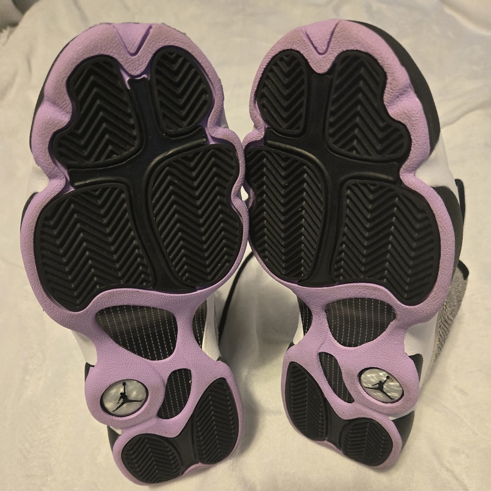 Jordan 13Retro Houndstooth Size 5.5 Color Grey/Purple - Picture 11 of 14